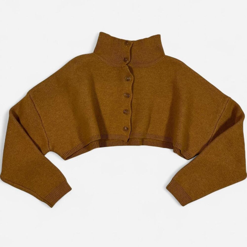 Dazy Women's Brown and Tan Jumper